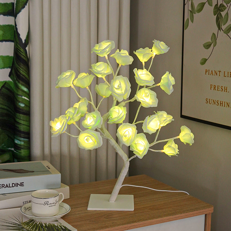 USB Powered Rose Tree Night Light
